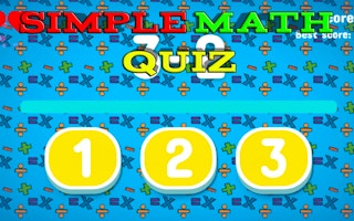 Simple Math Quiz